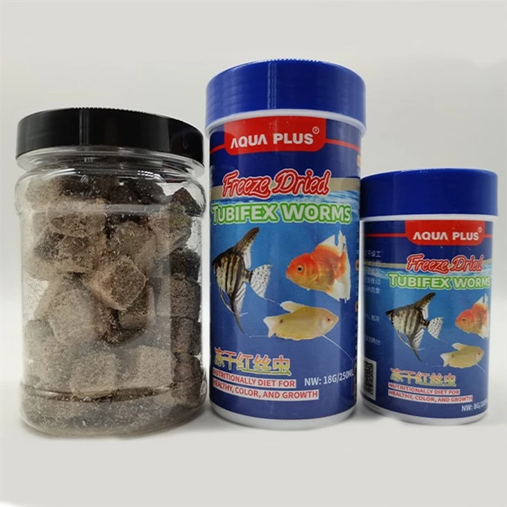 Makanan ikan tubifex beku canggih