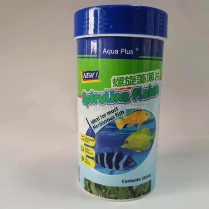 Spirulina flakes food
