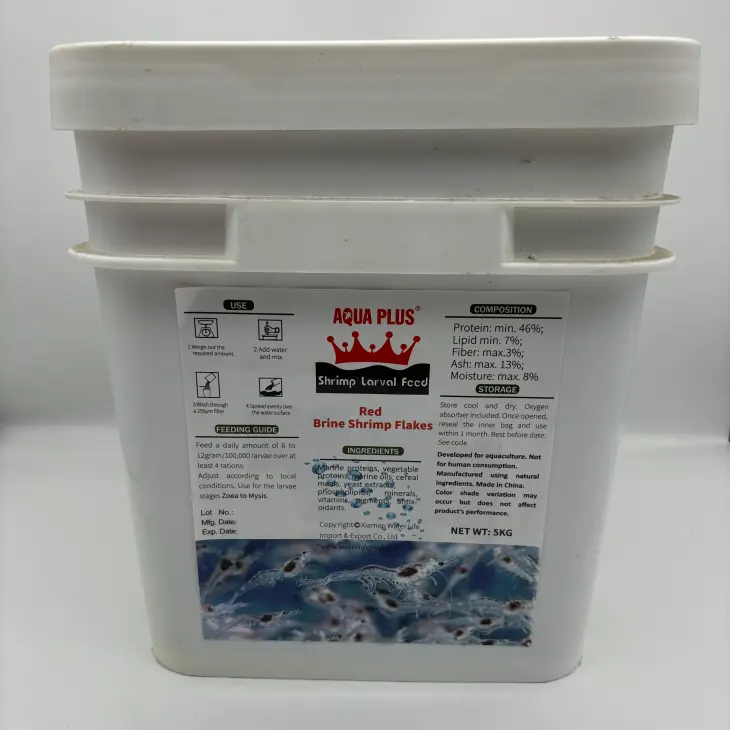 Larval Shrimp Flakes Red Flakes factory